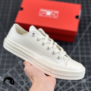 【JP】CONVERSE CHUCK 70 OX 荔枝皮 三星標 休閒鞋 男女鞋 米白A03435C