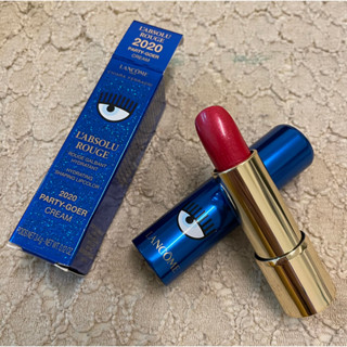 全新專櫃正品限量版 lancome蘭蔻 Chiara Ferragni 眨眼藍潮系列 絕對完美迷霧唇膏# 2020