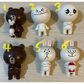 鯨魚屋 二手 玩具 公仔 收藏 Line Friends 全家 超商 聯名 熊大 兔兔 饅頭人