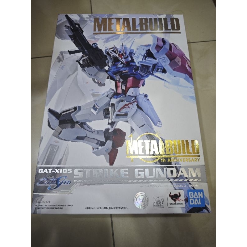 [二手] METAL BUILD 機動戰士鋼彈SEED GAT-X105 攻擊鋼彈 10週年紀念版