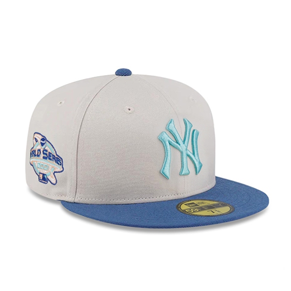 【NEW ERA】MLB NY 紐約 洋基 2001世界大賽 米白 雙色 59FIFTY【ANGEL NEW ERA】