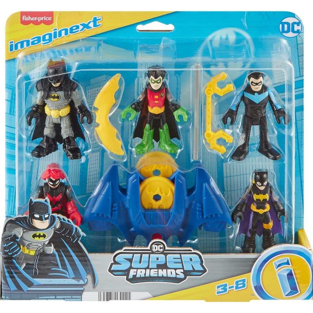 預購🚀空運🚀美國專櫃Imaginext DC 蝙蝠俠Robin超人 玩具車 車車 玩具 費雪 Fisher-Price
