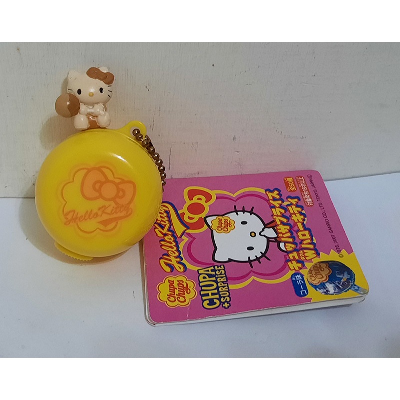 Chupa Chups Hello Kitty 加倍佳棒棒糖收納盒吊飾