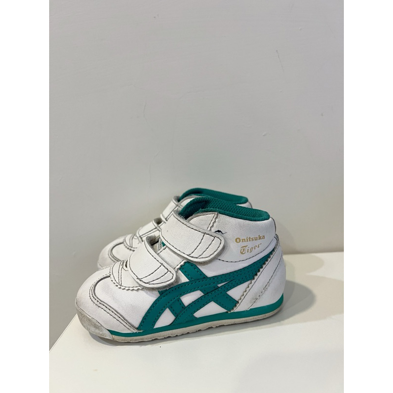 💚Onitsuka Tiger MEXICO MID RUNNER KIDS 鬼塚虎 高筒 魔鬼氈 童鞋𝟏𝟑.𝟓𝐜𝐦