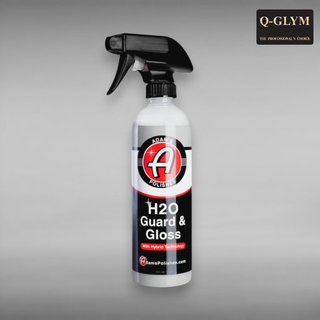 Adam's H2O Guard &amp; Gloss 16oz 贈Q-GLYM 橡塑膠還原劑 100ML 亞當