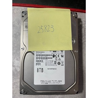 TOSHIBA AV 監控硬碟 8TB HDD 3.5吋SATA III MD06ACA800V 二手良品 測試過