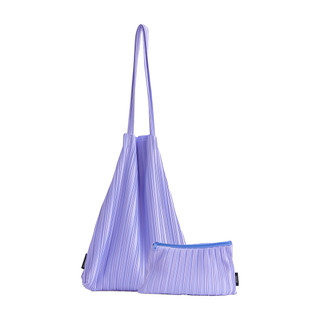 韓國 BLUEORB Each Bag 皺褶托特包 肩背包-內附收納袋 丁香紫⭐現貨正品代理⭐
