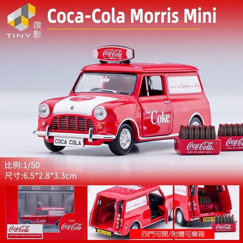 Mini Cooper x Coca-Cola 可口可樂聯名款｜1/50模型合金車 COKE030