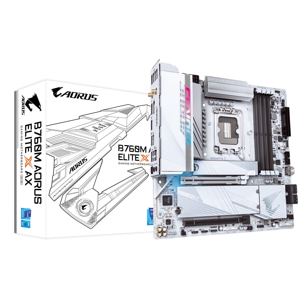 GIGABYTE 技嘉 B760M AORUS ELITE X AX 1700/D5 M-ATX 主機板