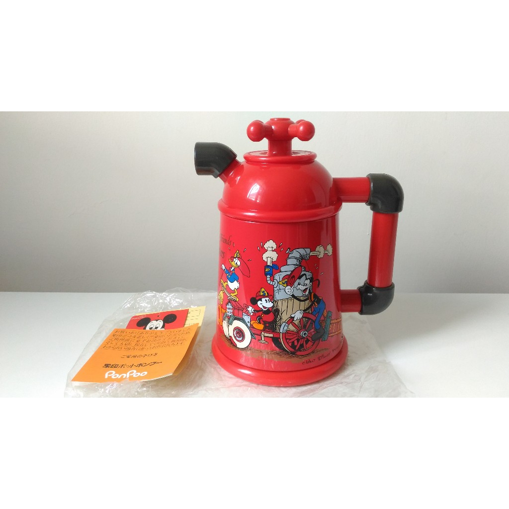 日本 昭和年代 象印 迪士尼 消防栓造型 0.75公升 0.75L 保溫瓶 魔法瓶 魔法壺 露營 盒裝