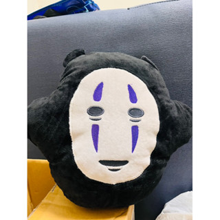 無臉男/臺灣黑熊/抱枕/靠墊/枕頭/午睡枕