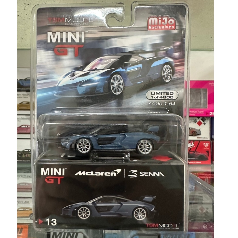 泡泡TOYS MINI GT 13 MCLAREN SENNA 吊卡 全新未拆封