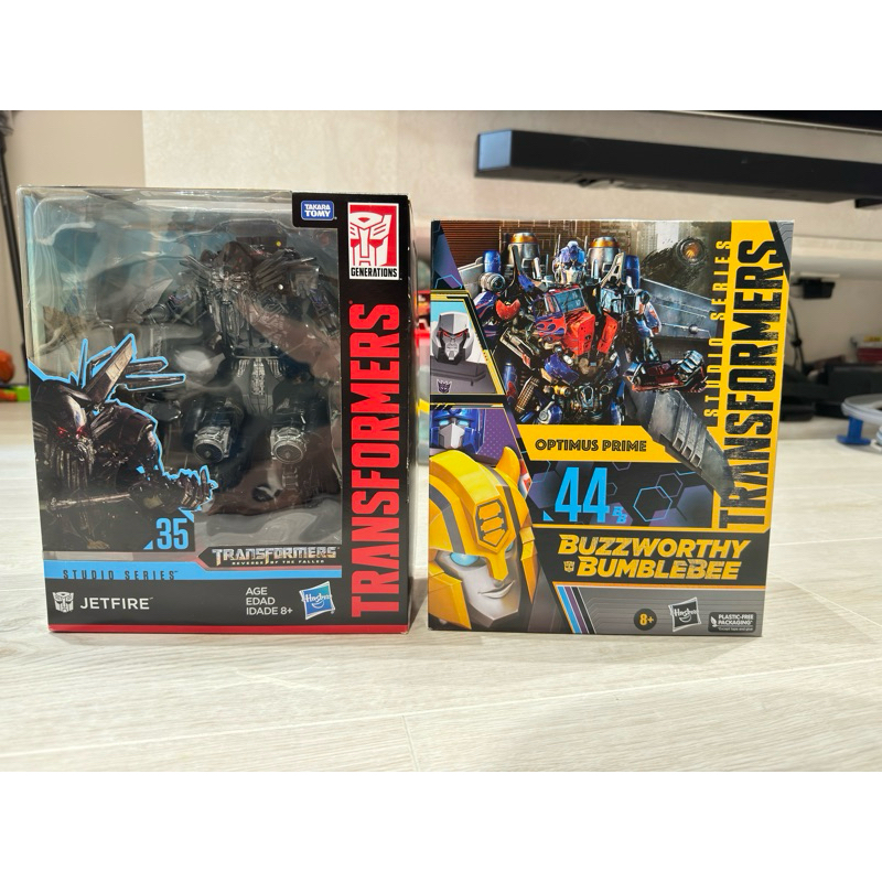 變形金剛 ss44 + ss35 組合 柯博文+天火 合體 Optimus prime + jetfire