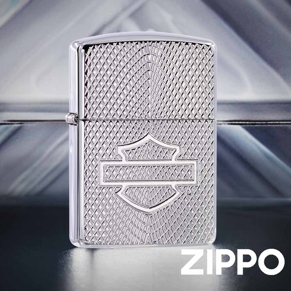 ZIPPO Harley-Davidson 防風打火機 46022 哈雷戴維森 黑色內膽 銀色機身 終身保固