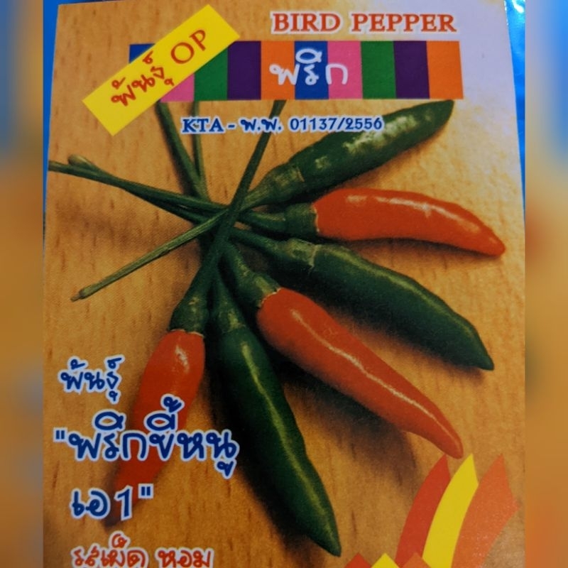 泰國超辣鳥眼辣椒（7）種子$58/40粒