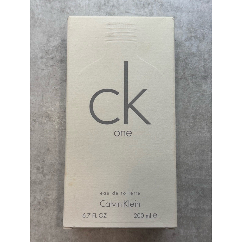 Calvin Klein cK One中性淡香水 200ml 全新未拆