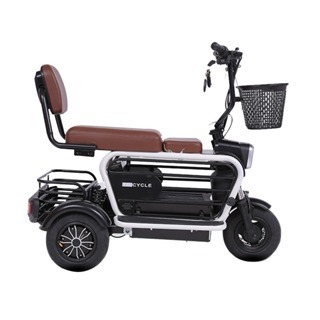 佩奇電動三輪車便宜寵物車機動三輪車電動自行車(鋰電池)