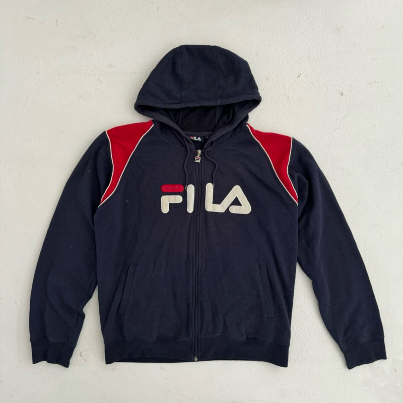 FILA 拉鏈帽T外套