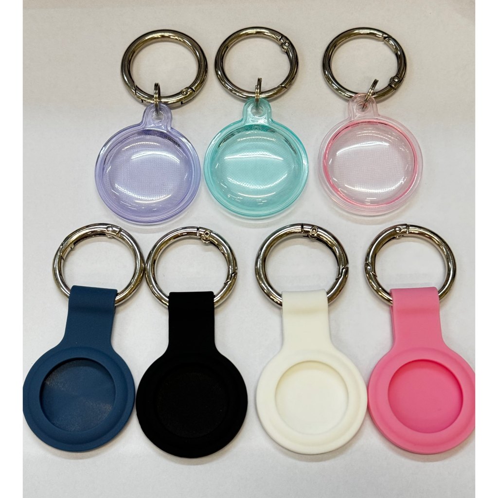 【現貨 福利品出清】 Apple AirTag 保護套 共7色 純色 全包覆 半包覆 Air Tag 鑰匙圈