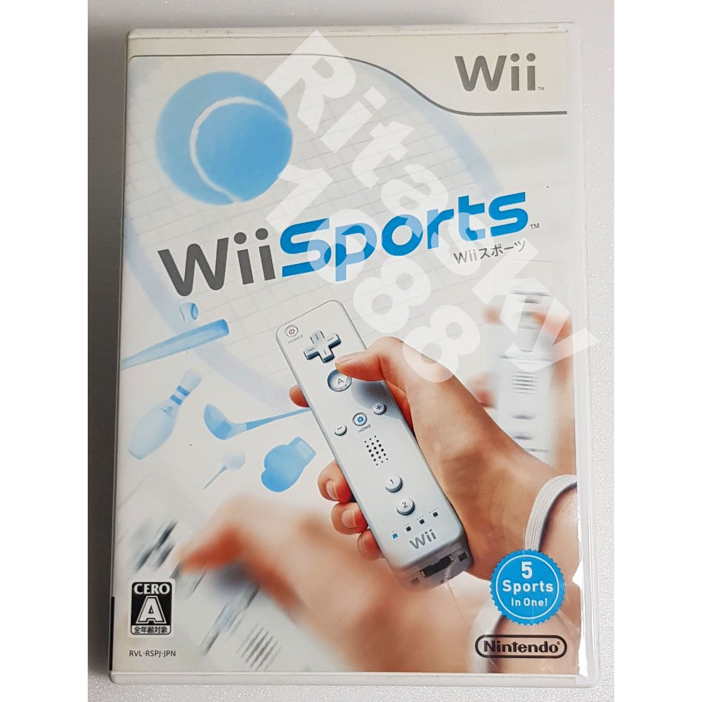 超便宜 Wii遊戲 Wii Sports 運動支援 (日版)必備WII U主機適用 二手盒裝光碟