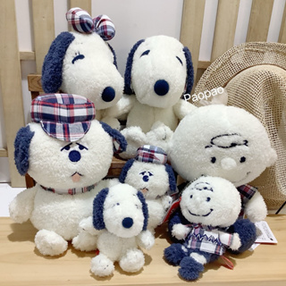 日本Peanuts藍莓格紋 Snoopy 史努比 查理布朗 奧拉夫 歐拉夫 奧立佛 Olaf 娃娃吊飾 掛飾 包包吊飾