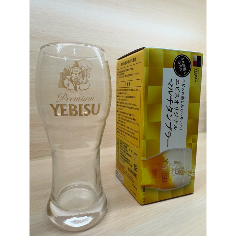 全新 惠比壽 YEBISU 黃金比例杯 生啤杯 啤酒杯 惠比壽杯子