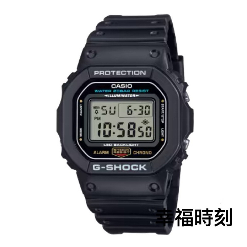 [幸福時刻]新版DW-5600UE G-SHOCK絕對強悍軍事風格經典款霧面黑DW-5600E  DW-5600UE-1