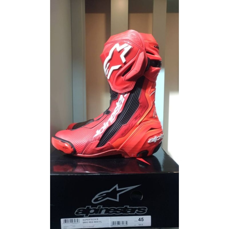 A星 Alpinestars supertech R 頂規防摔車靴→(尺寸41~45號)