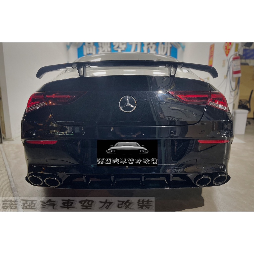 全新 賓士 BENZ W118 CLA 升級 CLA45款 前保桿 水箱罩 側裙 後保桿 亮黑後下巴 含尾飾管