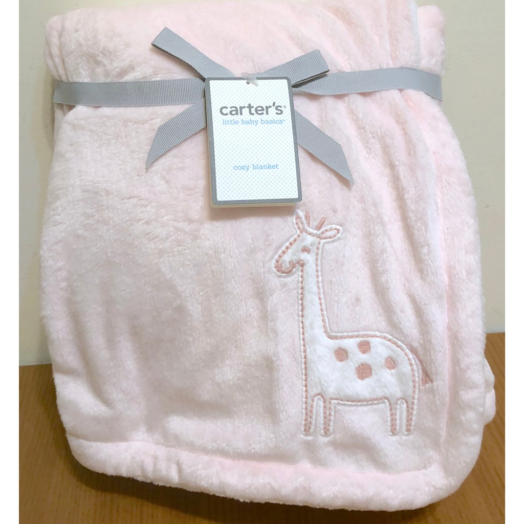 全新 卡特 Carter’s baby 粉色 包巾毛毯兩用 102*76CM