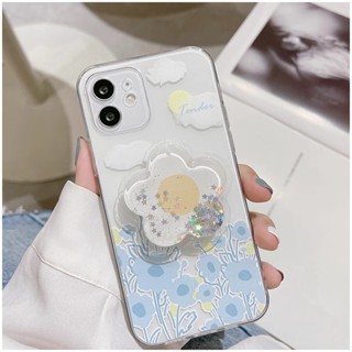 清新花朵支架手機殼三星 Note20 Ultra Note10+ Note9 Note8 10 Lite M53手機殼套