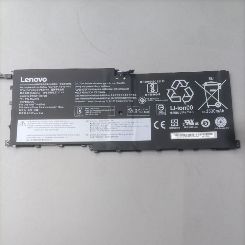 *LENOVO ThinkPad X1C 第六代 聯想 電池 01AV409