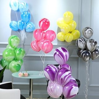 結婚婚慶裝飾用品生日派對活動佈置用品瑪瑙氣球 紋雲彩氣球