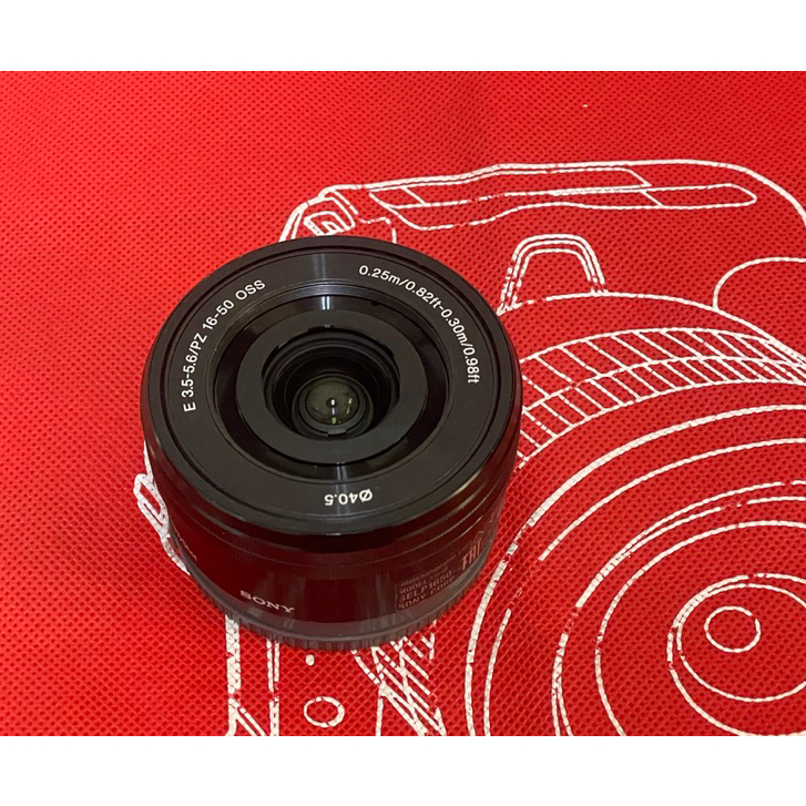彩視攝影光學 二手美品 SONY 16-50 mm F3.5 - 5.6 oss pz 黑色餅乾鏡頭 電動變焦