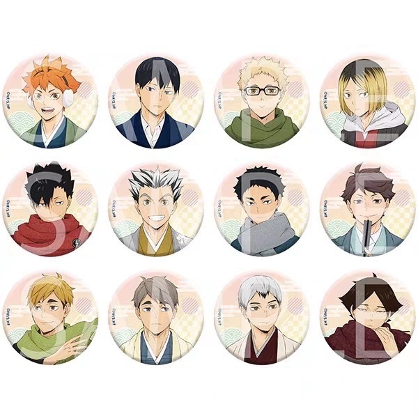 〖三喵谷倉〗【日本正版】少量現貨‼️ 排球少年 和服徽章 日向 木兔 宮治 日向翔陽 木兔光太郎 日版徽章