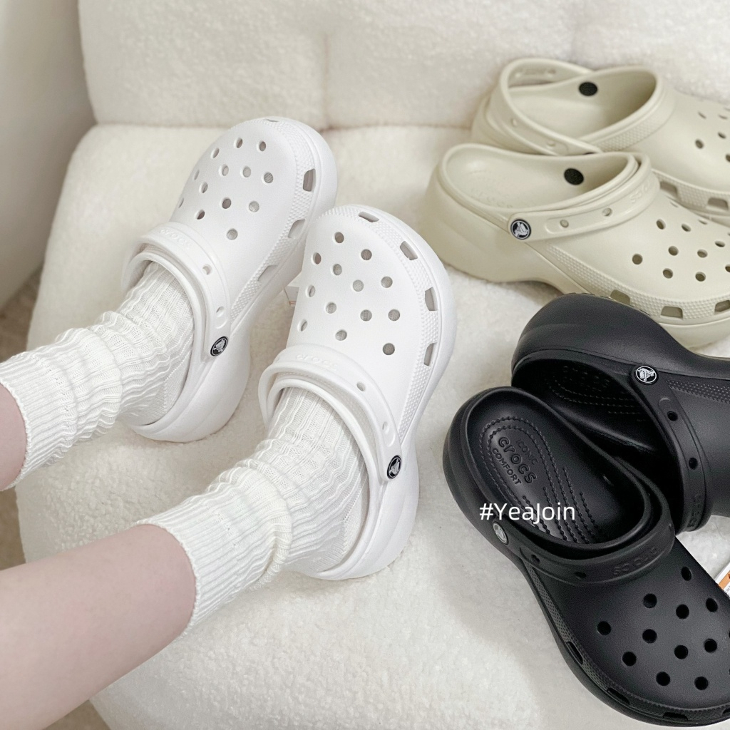 #YeaJoin  crocs classic platform clogs 雲朵鞋 洞洞鞋 增高 厚底 防水 女鞋