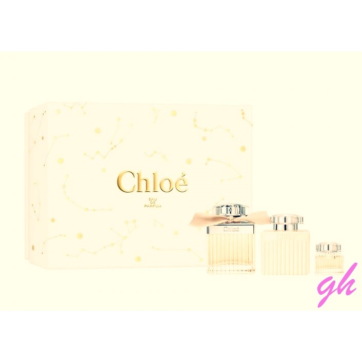 【GH】Chloe 同名淡香精禮盒組 淡香精75ml+5ml+身體乳100ml