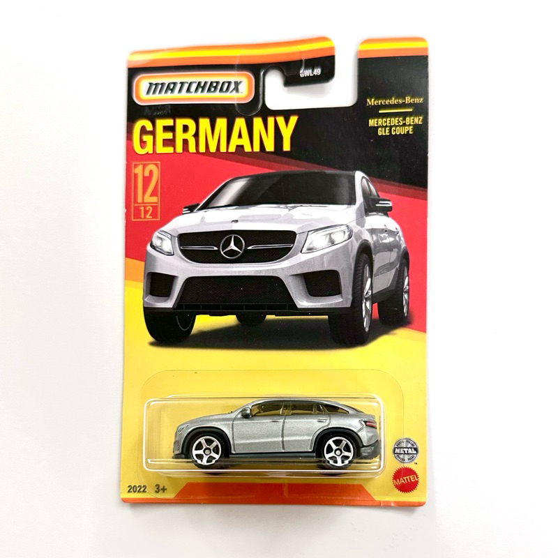 【六四分之一】現貨｜MATCHBOX 火柴盒｜Mercedes Benz GLE Coupe｜歐洲系列 合金模型車