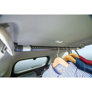 車用 可調式金屬桿 曬衣桿 吊衣桿 晾衣架 衣架