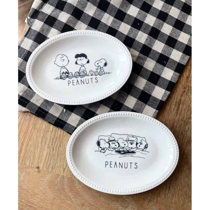 ❁𝕊𝕨𝕖𝕖𝕥_𝕙𝕠𝕞𝕖❁ ｜現貨+預購｜snoopy可愛卡通史努比餐盤 陶瓷菜盤 橢圓形甜品盤 早餐盤