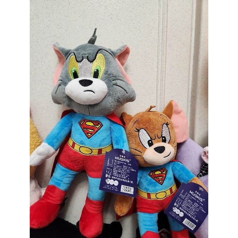 超人 湯姆貓 傑利鼠 娃娃 湯姆貓與傑利鼠