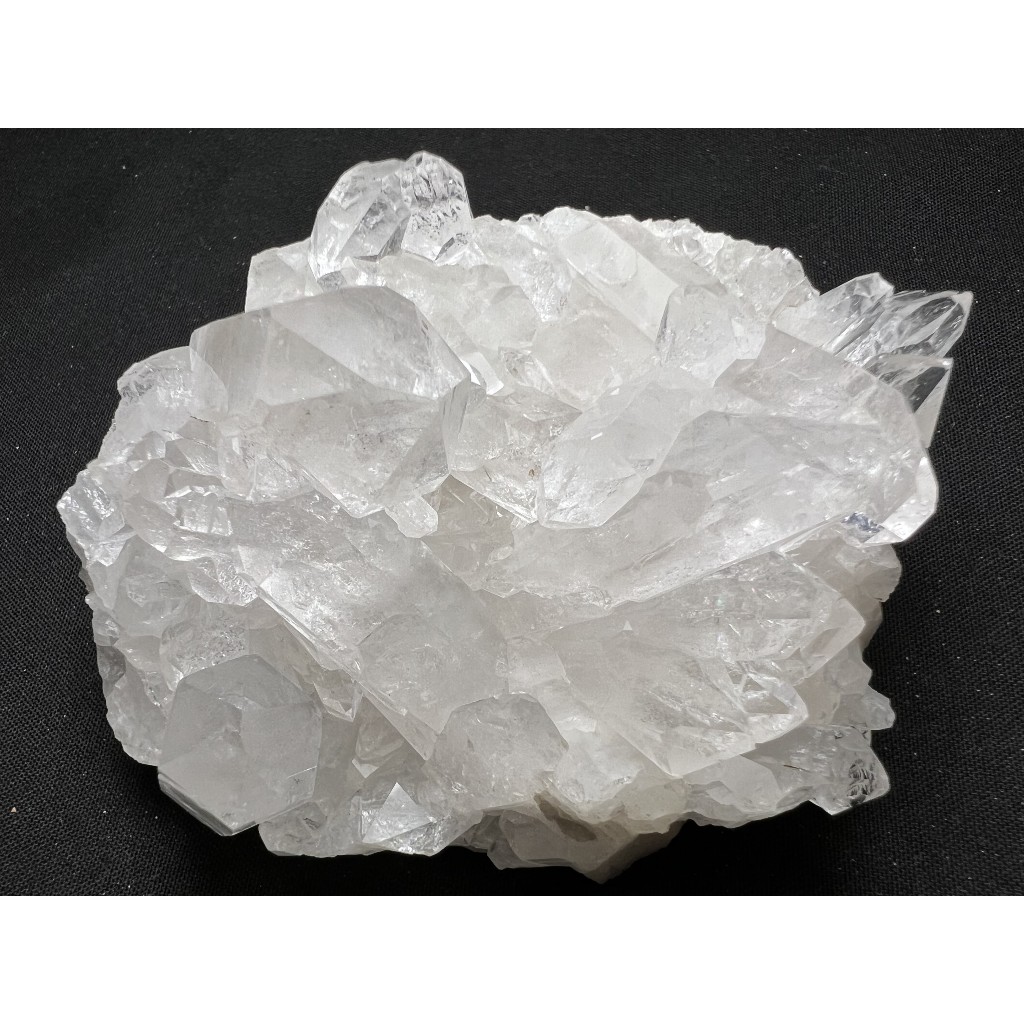 巴西 天然水晶 白水晶簇 晶簇 資料庫水晶 白水晶 原礦 No.117