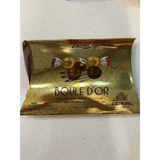 Zaini Boule D’Or 金裝巧克力 禮盒 黑巧克力 進口零食 好吃 優惠 115g 比利時