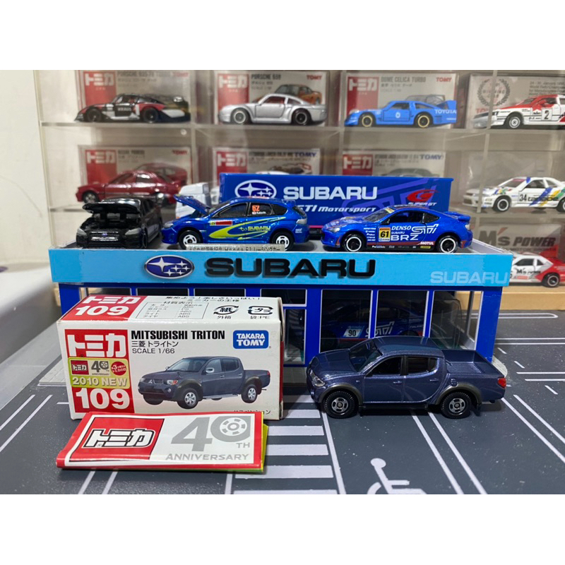 TOMICA NO.109-5 MITSUBISHI TRITON 稀有絕版新車貼