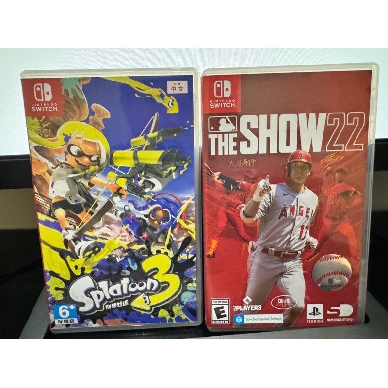 Nintendo Switch 斯普拉頓3 MLB THE SHOW 22