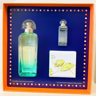 (禮盒) HERMES 愛馬仕尼羅河花園中性淡香水100ml+7.5ml+香皂50g禮盒