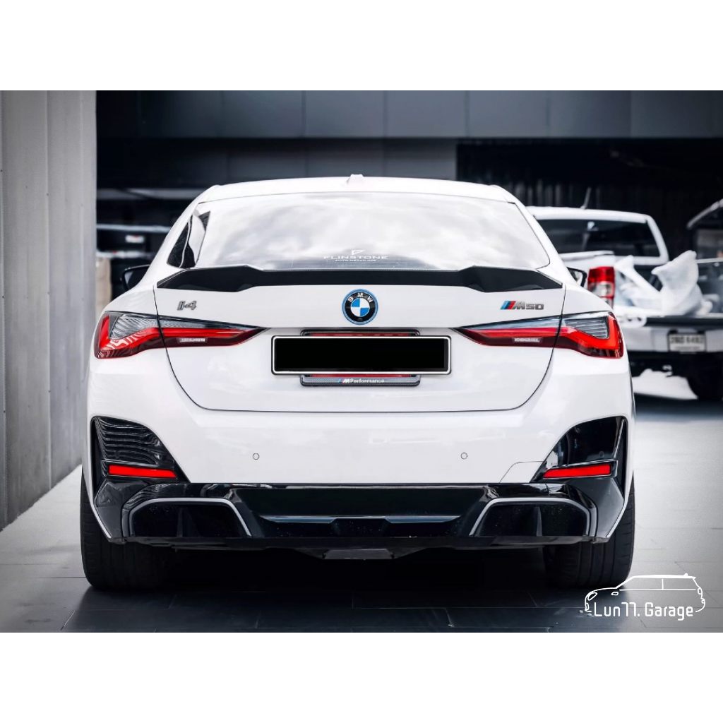 Lun77. 現貨 - BMW i4 4GC MP樣式 乾式碳纖維尾翼 小鴨尾 改裝 熱壓卡夢 四門 套件 G26 副廠
