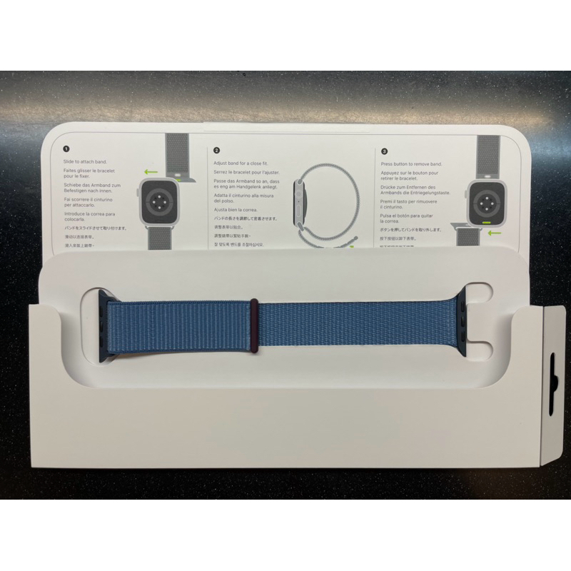 全新 原廠 Apple watch 錶帶 運動錶帶 運動型錶環 尼龍錶帶 已拆封