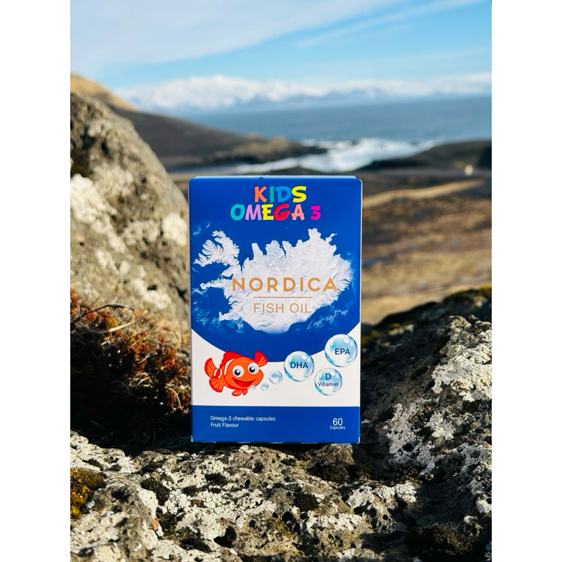 Nordica冰島兒童魚油🇮🇸Omega3 60顆 現貨