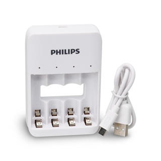飛利浦 philips SCB3400NB USB 鎳氫充電電池4槽充電器